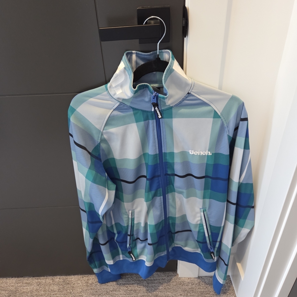Men's Bench Blue Plaid Jacket